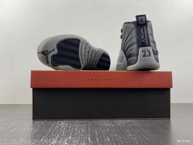 1st Kicks Grey 12 Jordan Wolf Air Black CT8013-019 0708